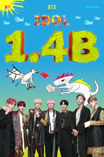 BTS’ ‘Idol’ becomes group’s fifth music video to surpass 1.4 billion YouTube views