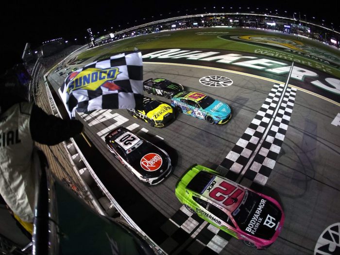 Blaney Wins Chaotic Atlanta Race at 1:45 a.m. After Three-Hour Rain Delay