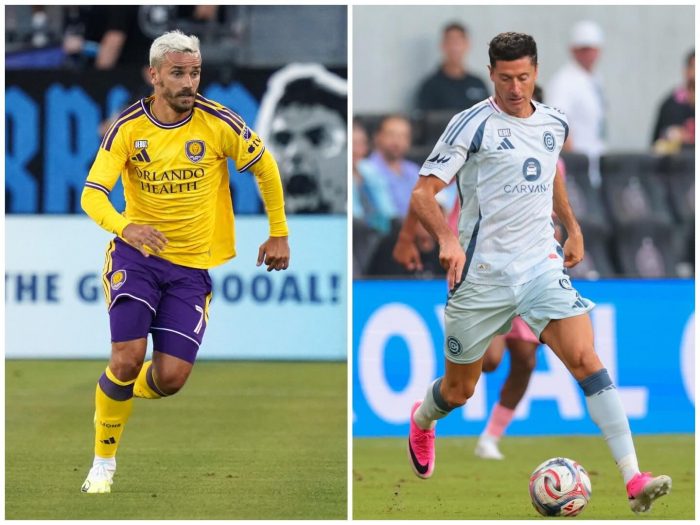 Griezmann nets in MLS debut while Lewandowski struggles as Chicago and Orlando return from World Cup break