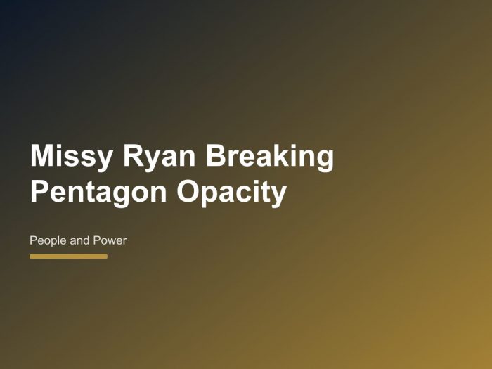 Missy Ryan: The Atlantic’s Pentagon Correspondent Breaking Through Military Opacity