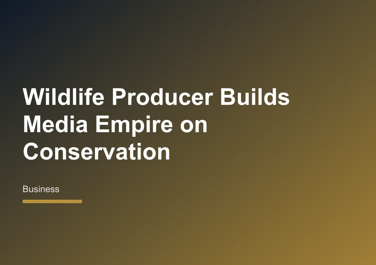 Wildlife Producer Forrest Galante Built a Media Business Around a Core Mission—and It Paid Off