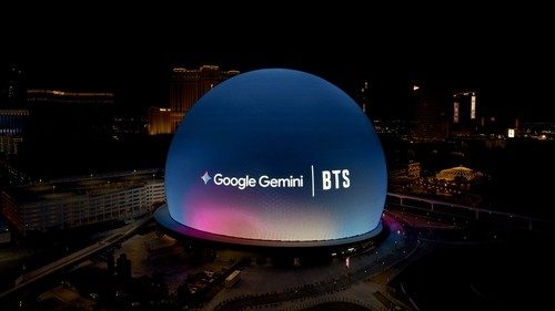 Google’s Gemini and BTS unite for Las Vegas Sphere campaign