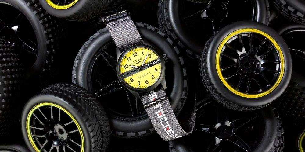 Seiko 5 Sports and Honda celebrate 45 years of Motocompo with limited-edition timepiece